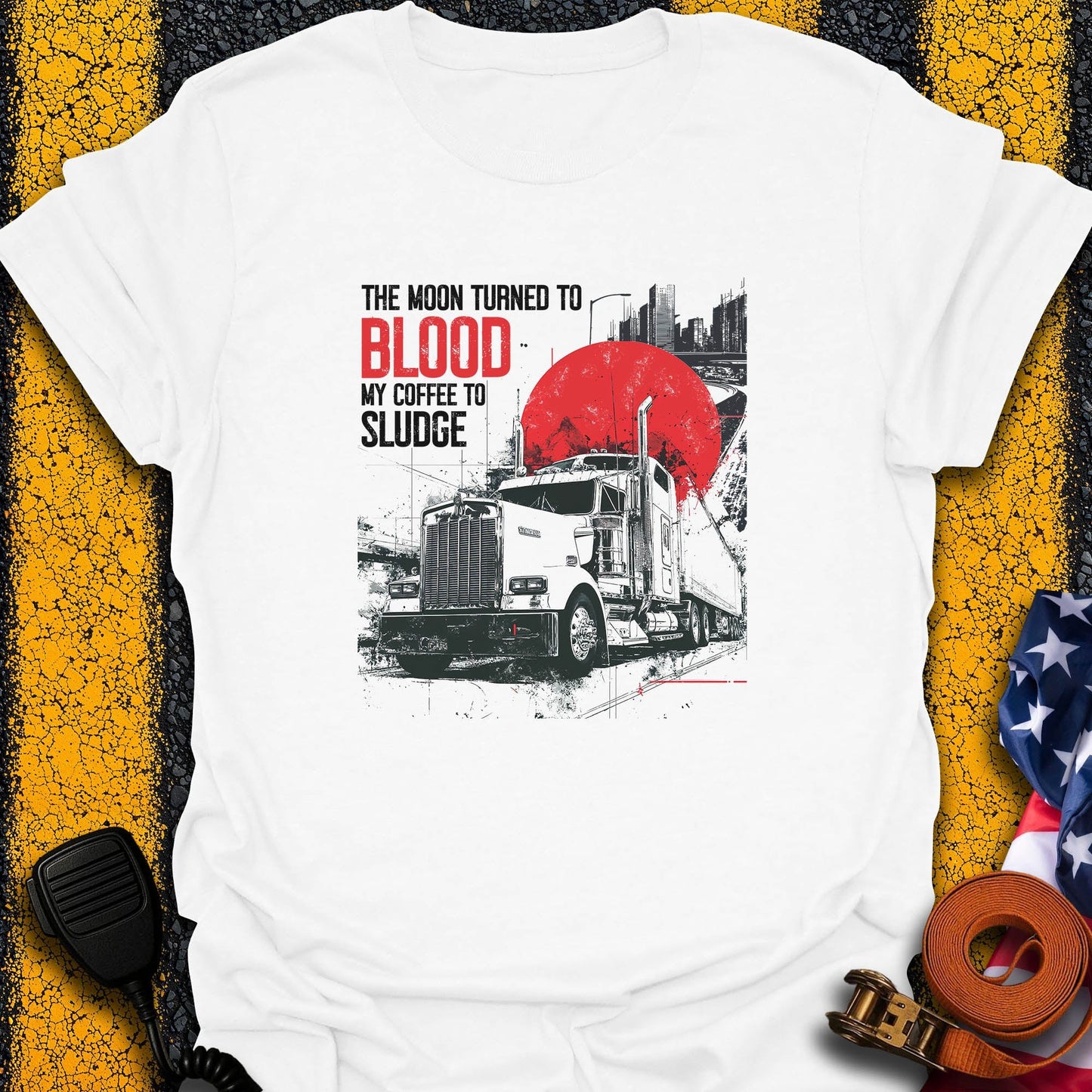 Blood Moon Trucker T-Shirt