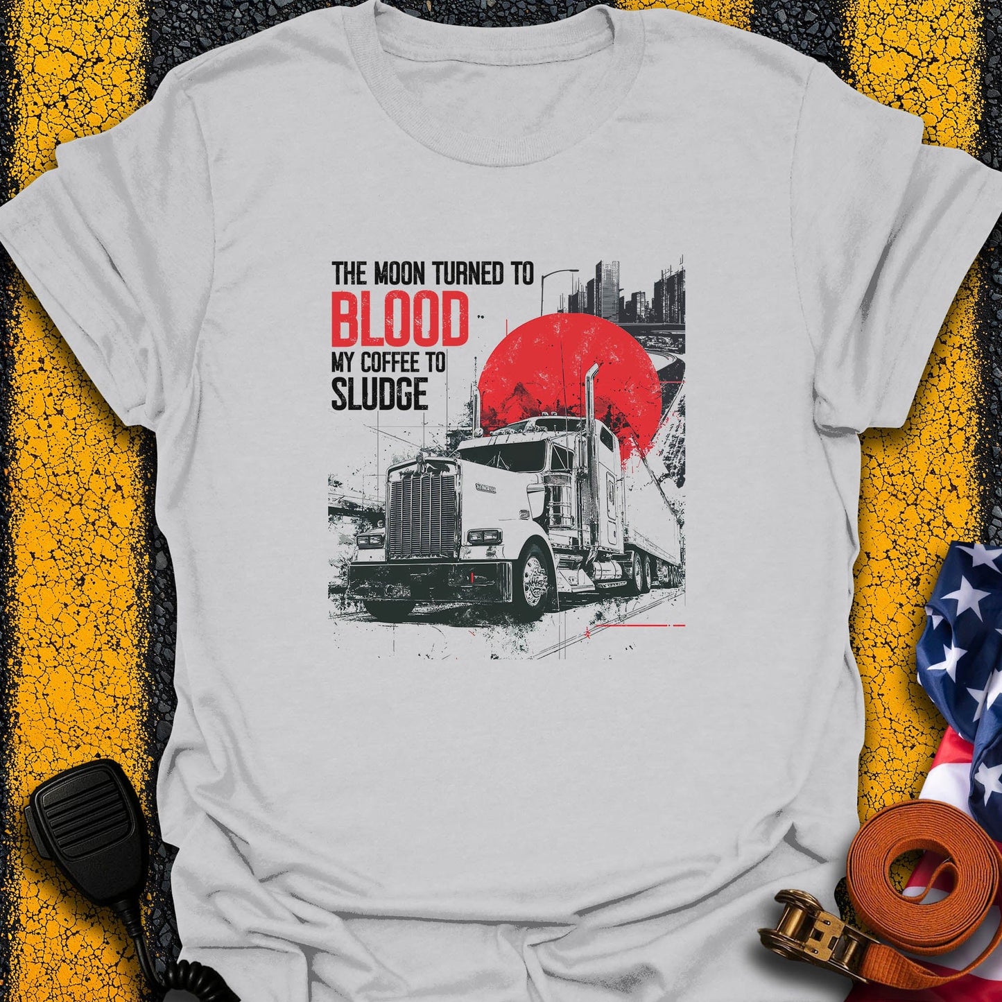 Blood Moon Trucker T-Shirt