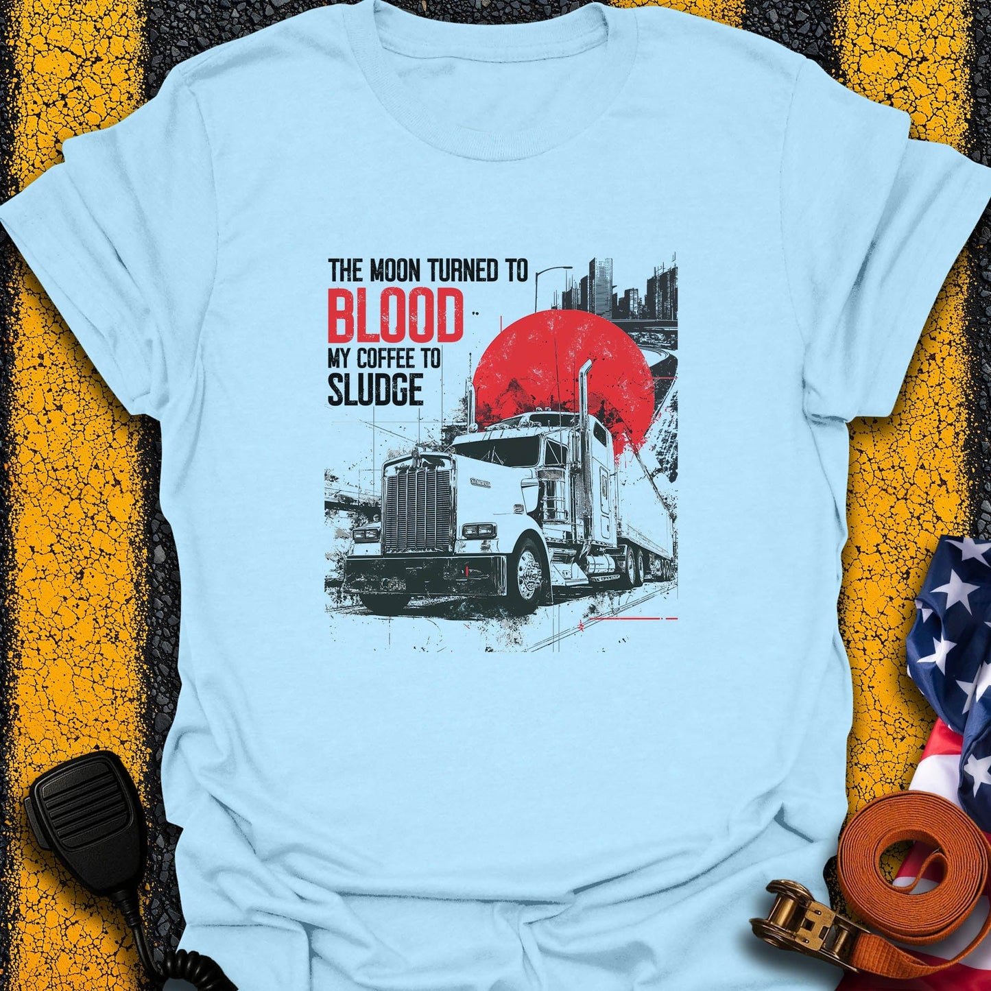 Blood Moon Trucker T-Shirt