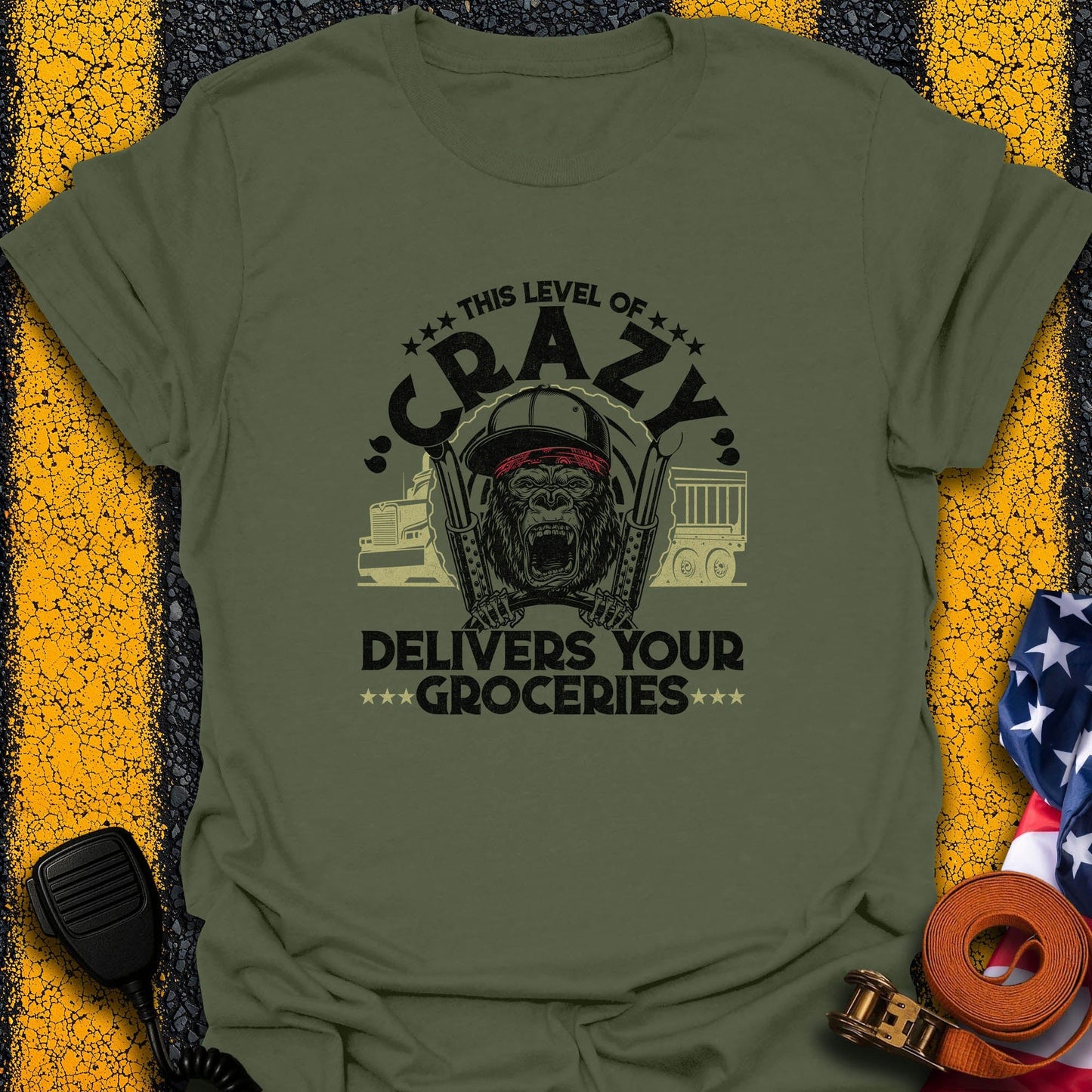Crazy Deliverer  T-Shirt