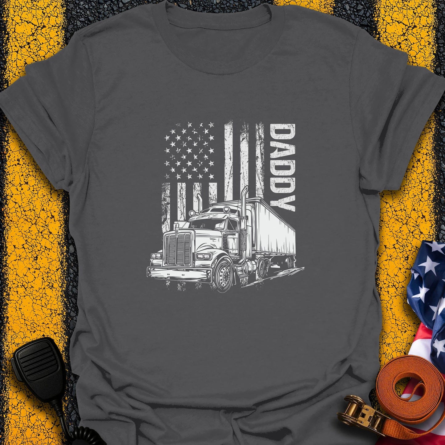 Daddy Trucker  T-Shirt