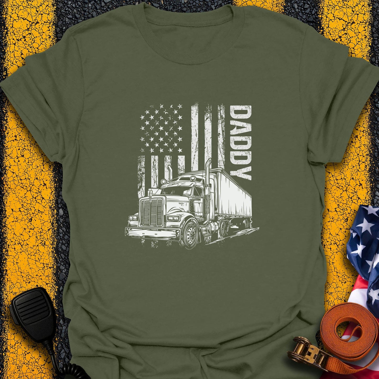 Daddy Trucker  T-Shirt
