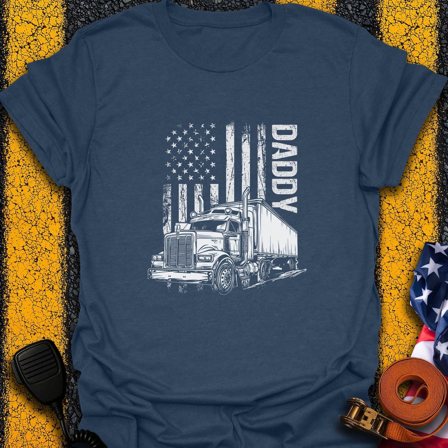 Daddy Trucker  T-Shirt