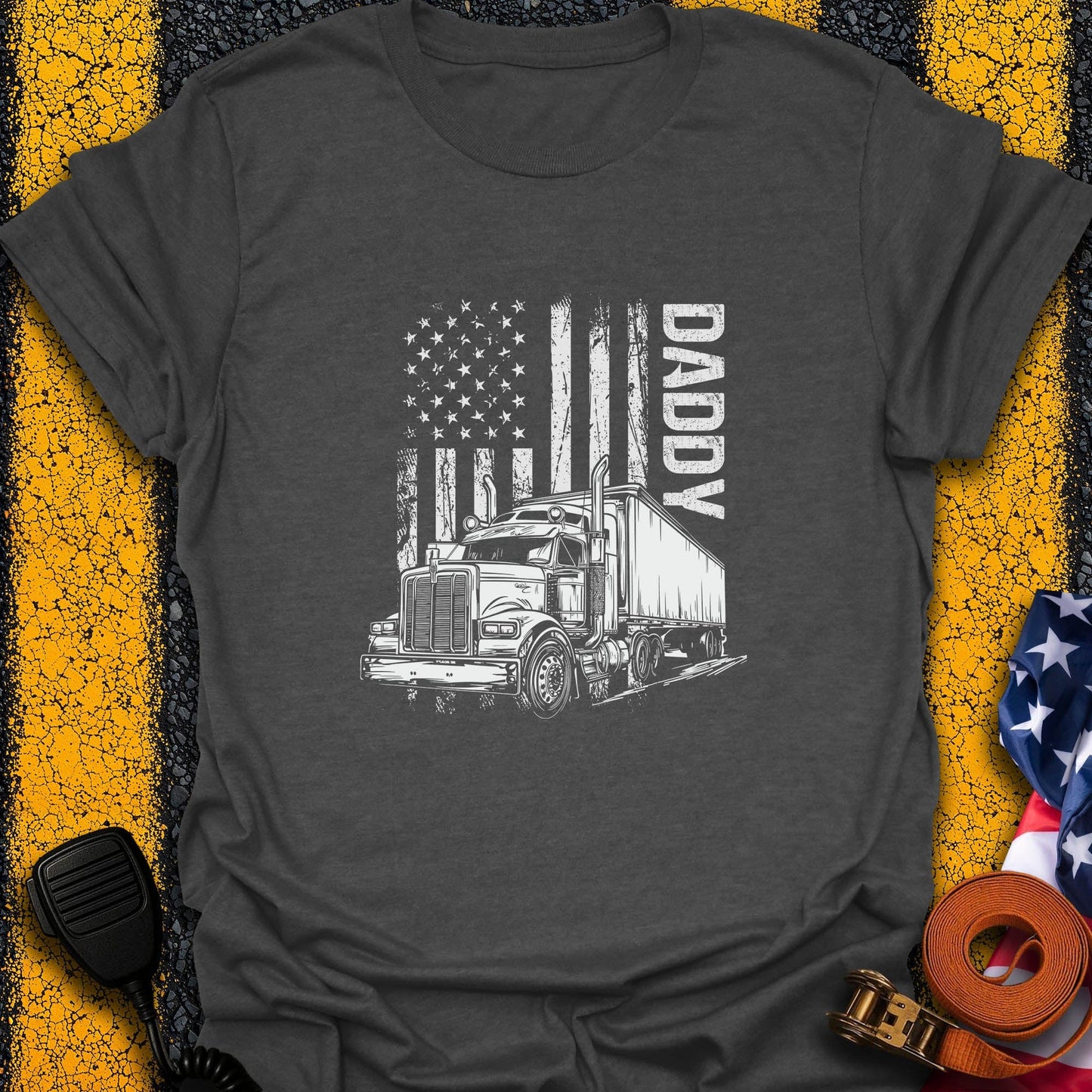 Daddy Trucker  T-Shirt