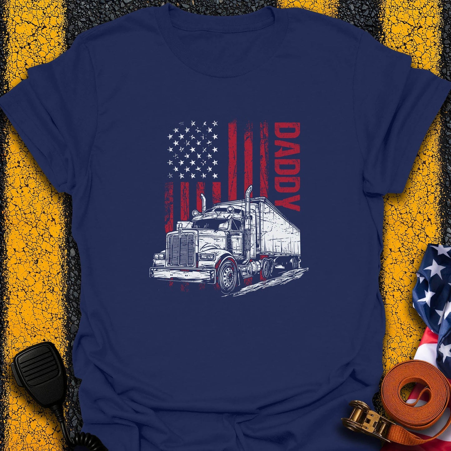 Daddy Trucker  T-Shirt