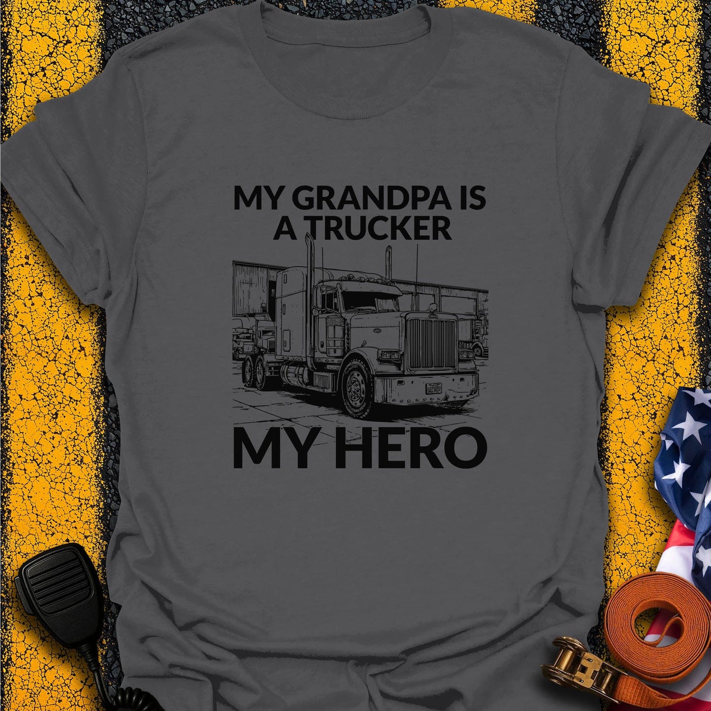 Grandpa My Hero T-Shirt