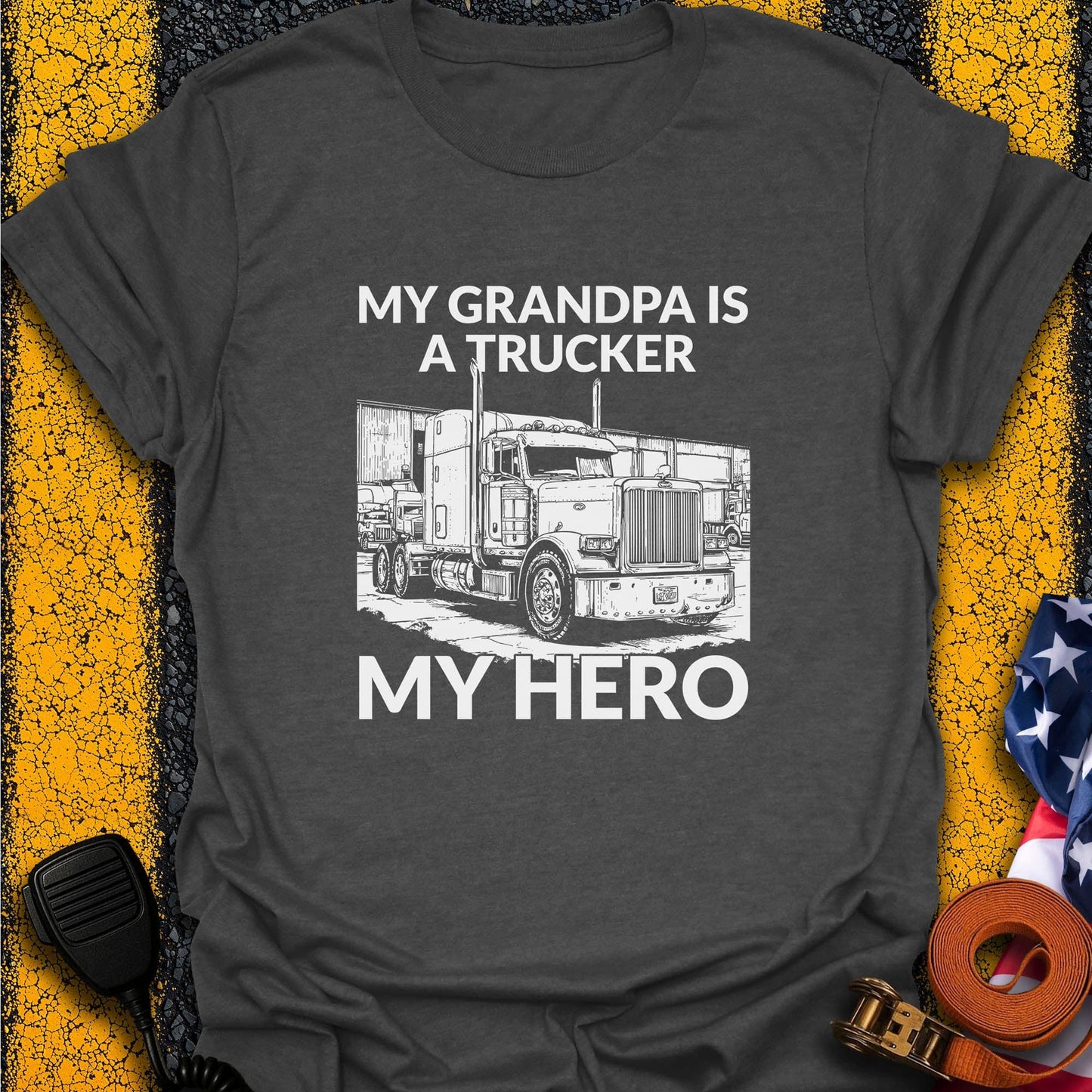 Grandpa My Hero T-Shirt