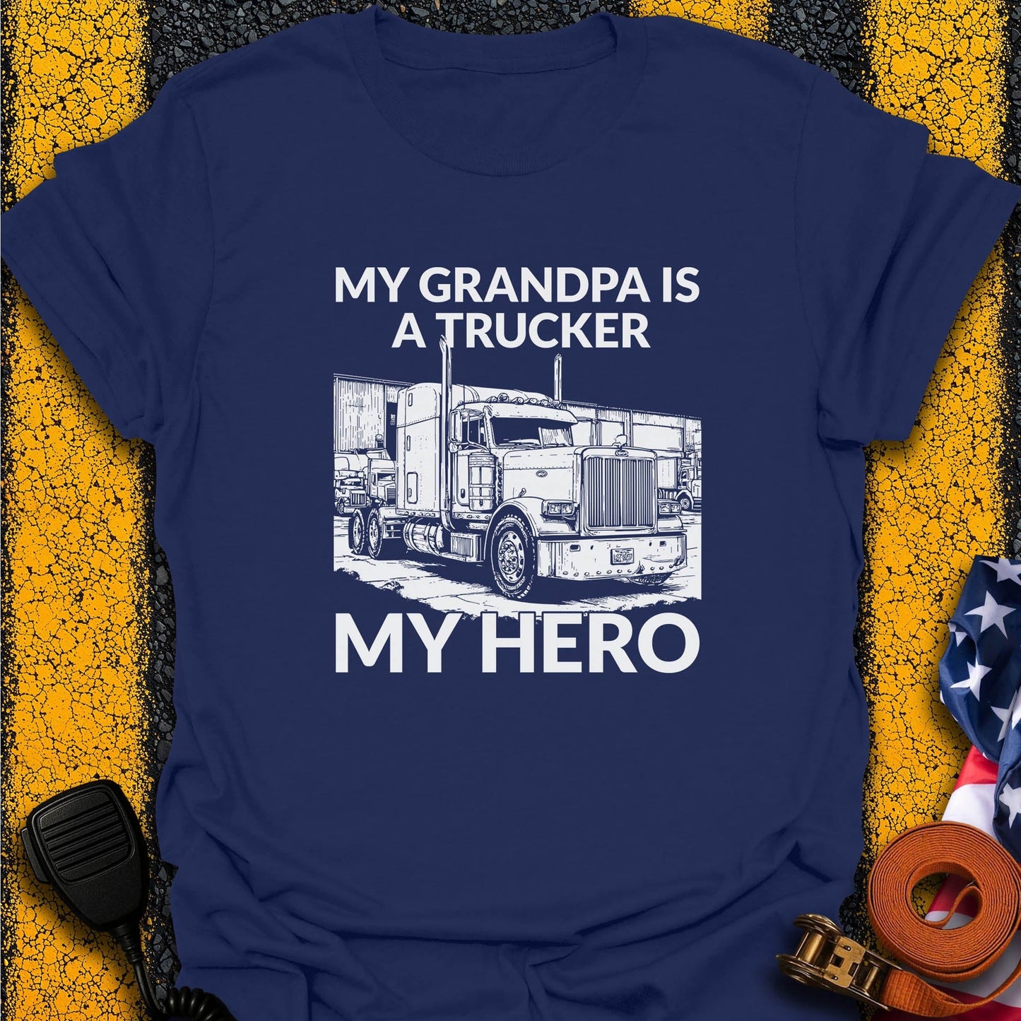 Grandpa My Hero T-Shirt
