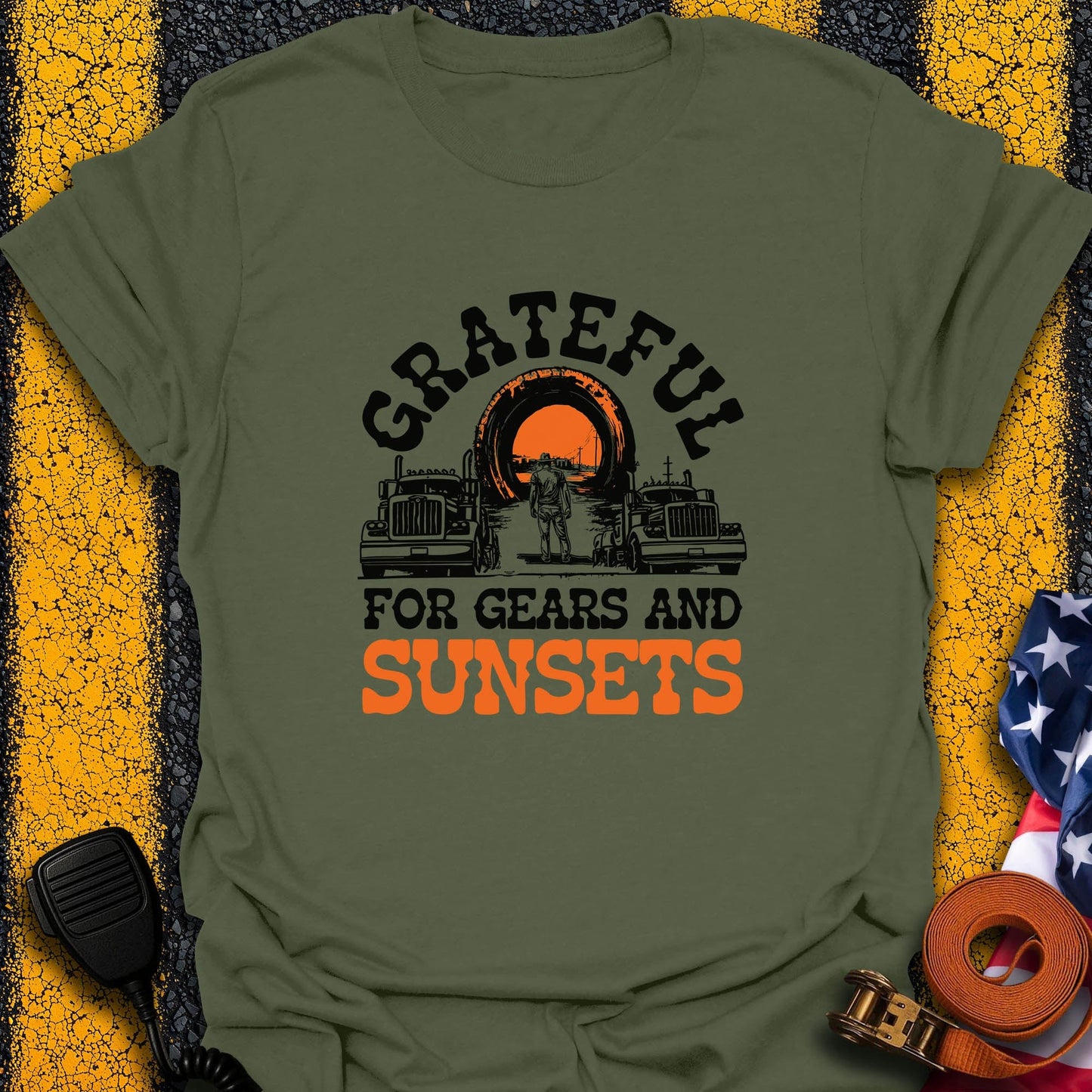Gears & Sunset T-Shirt