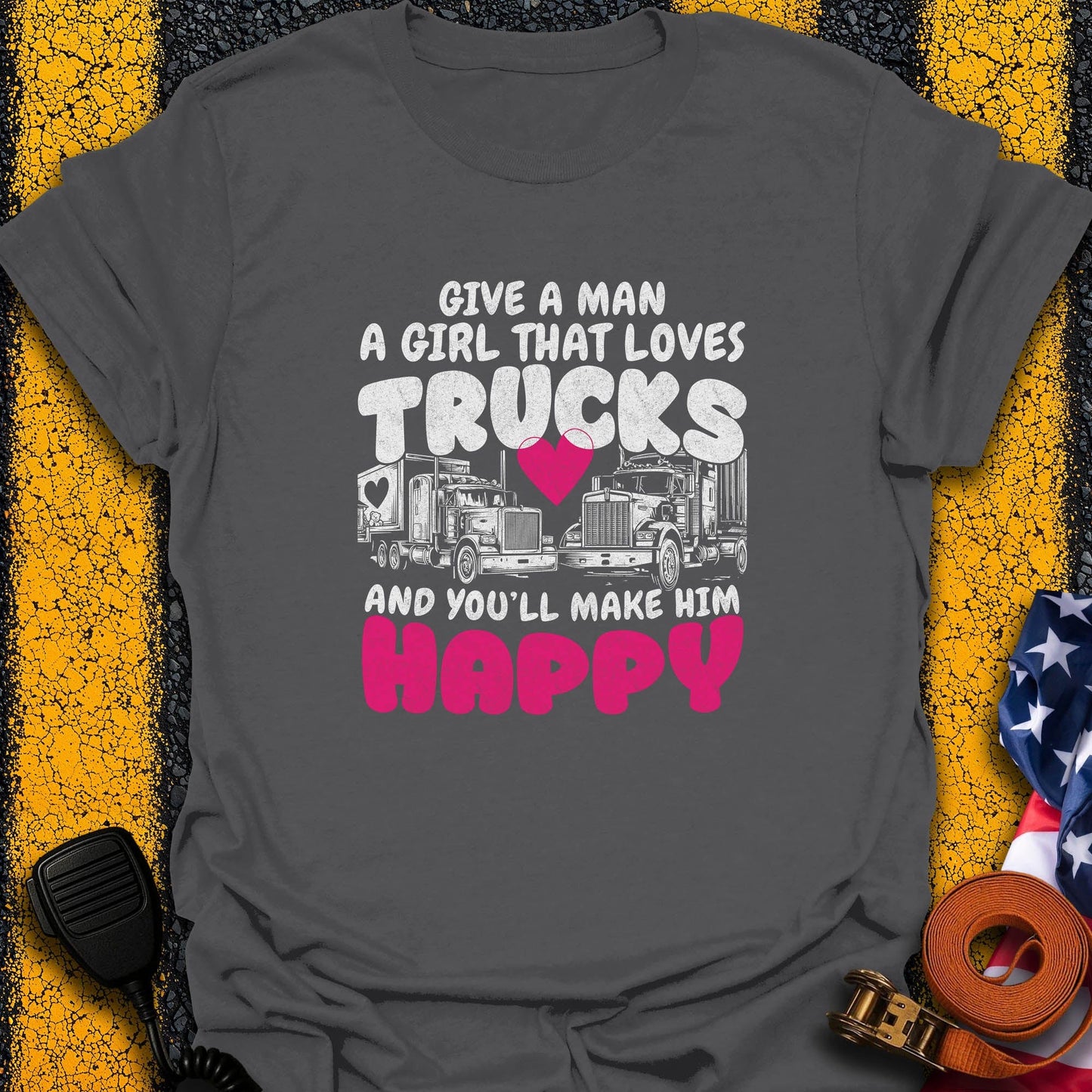 Girl that Love Truck T-Shirt
