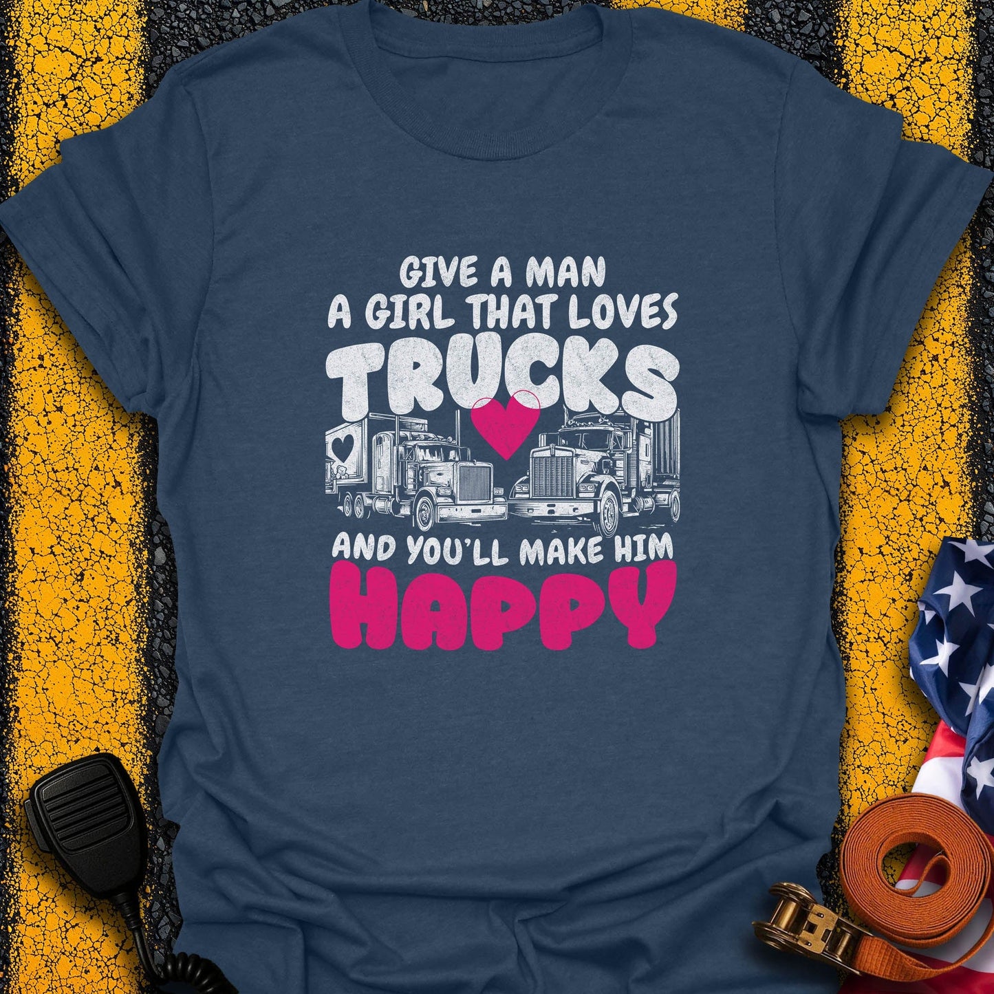 Girl that Love Truck T-Shirt