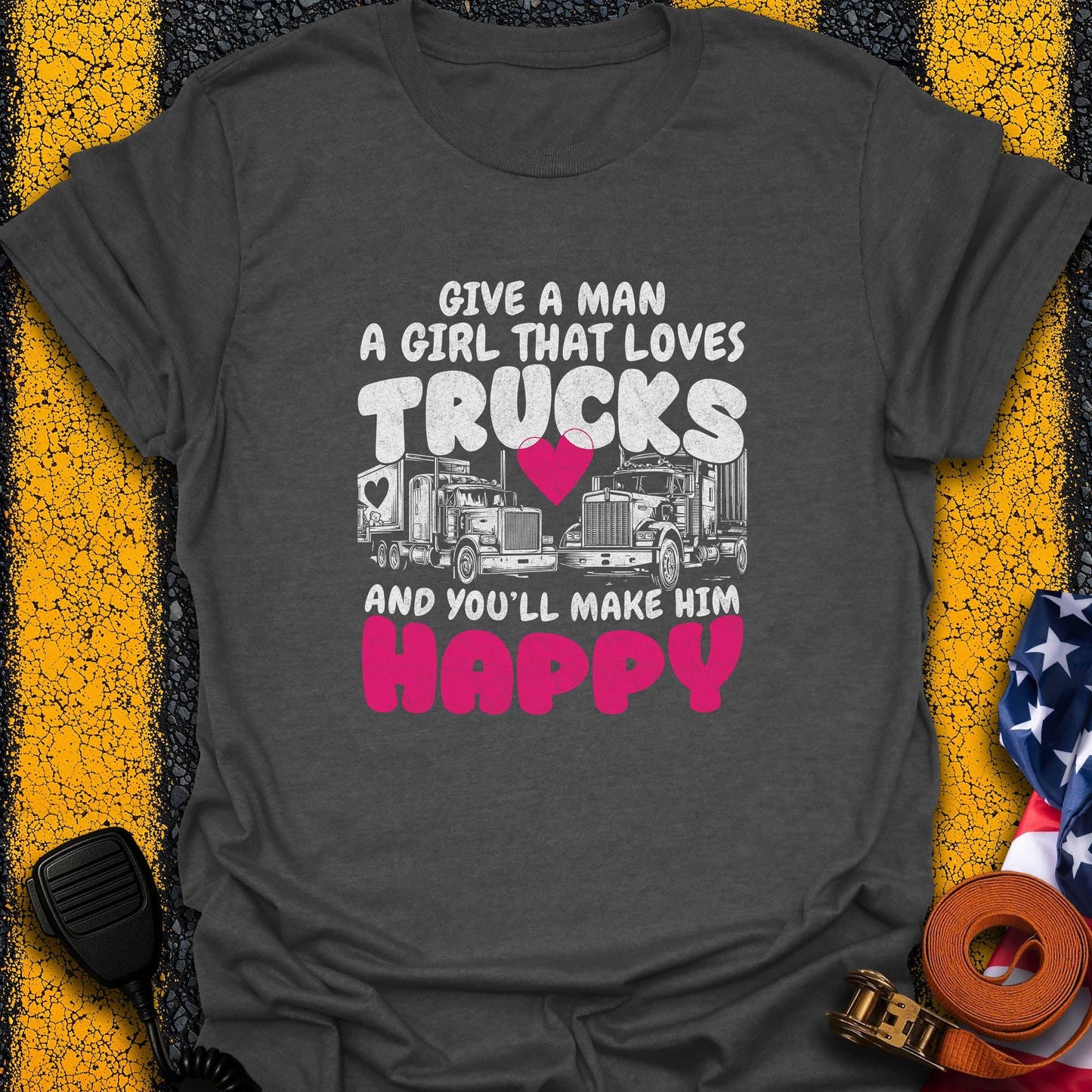 Girl that Love Truck T-Shirt
