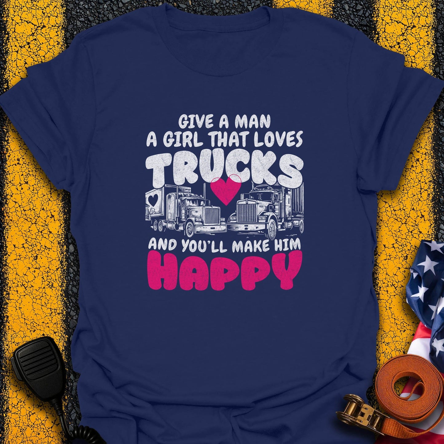 Girl that Love Truck T-Shirt