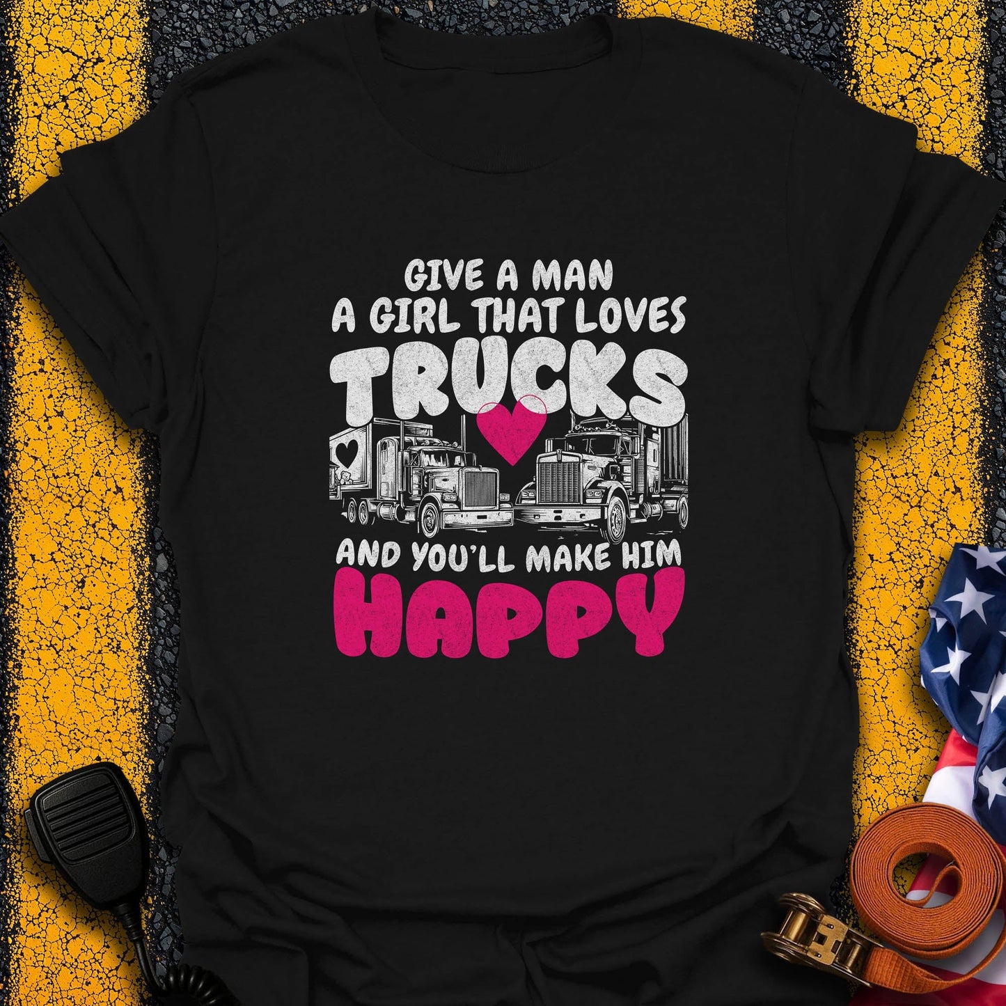 Girl that Love Truck T-Shirt