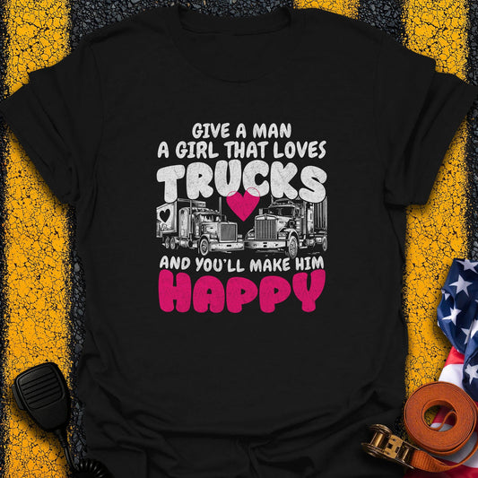Girl that Love Truck T-Shirt
