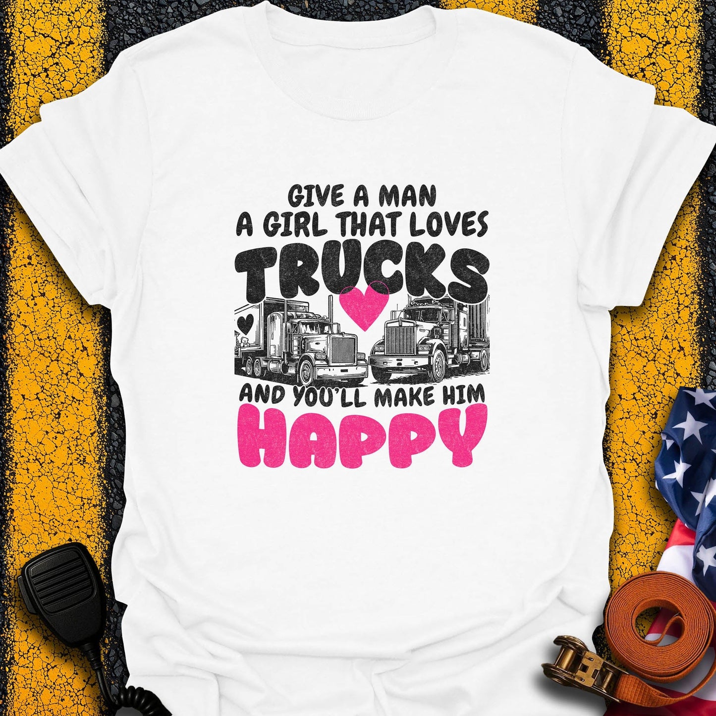 Girl that Love Truck T-Shirt