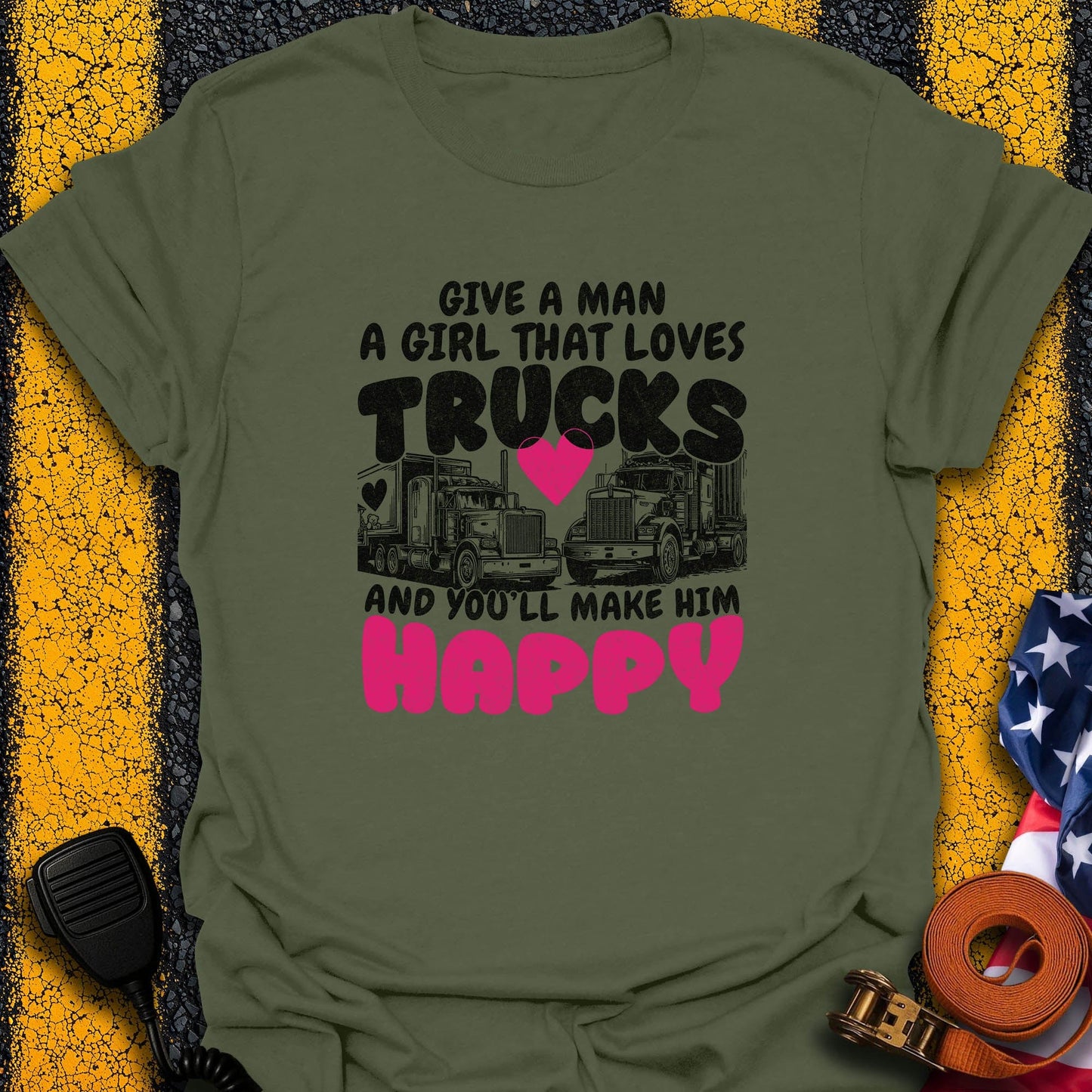 Girl that Love Truck T-Shirt