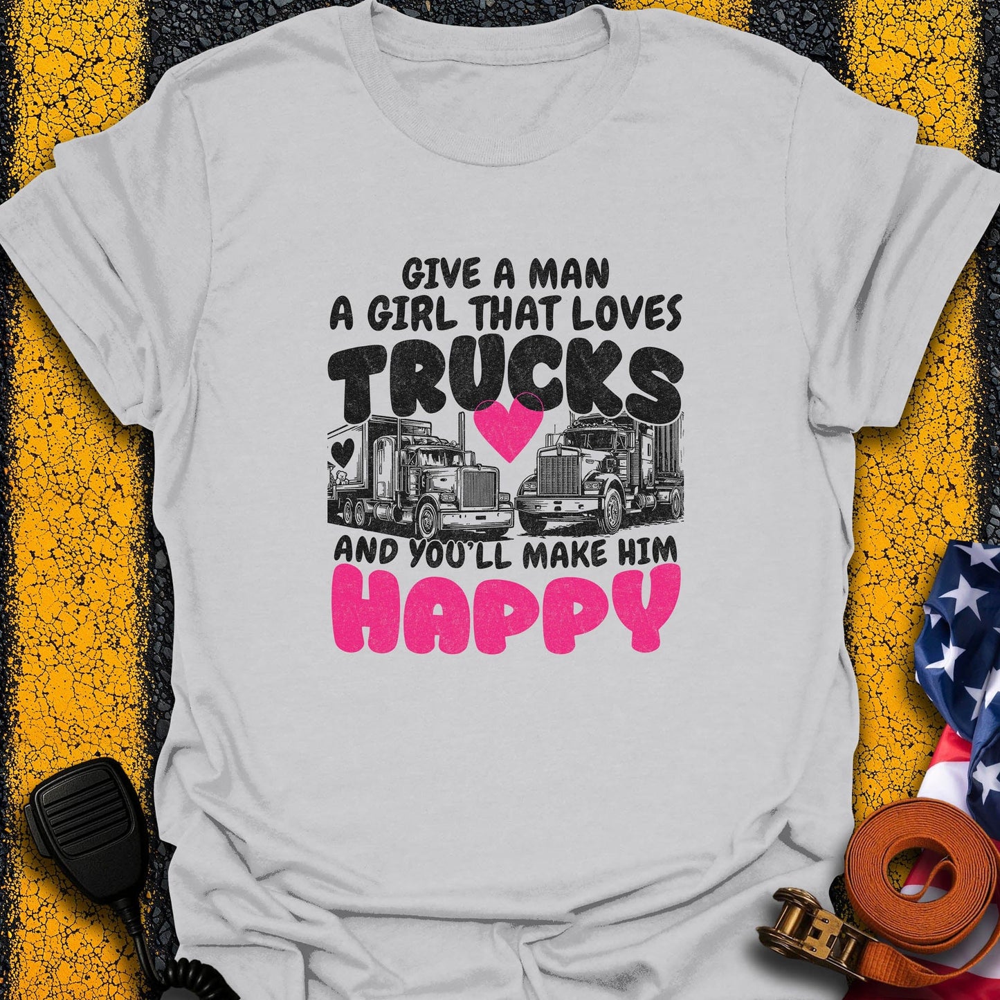 Girl that Love Truck T-Shirt