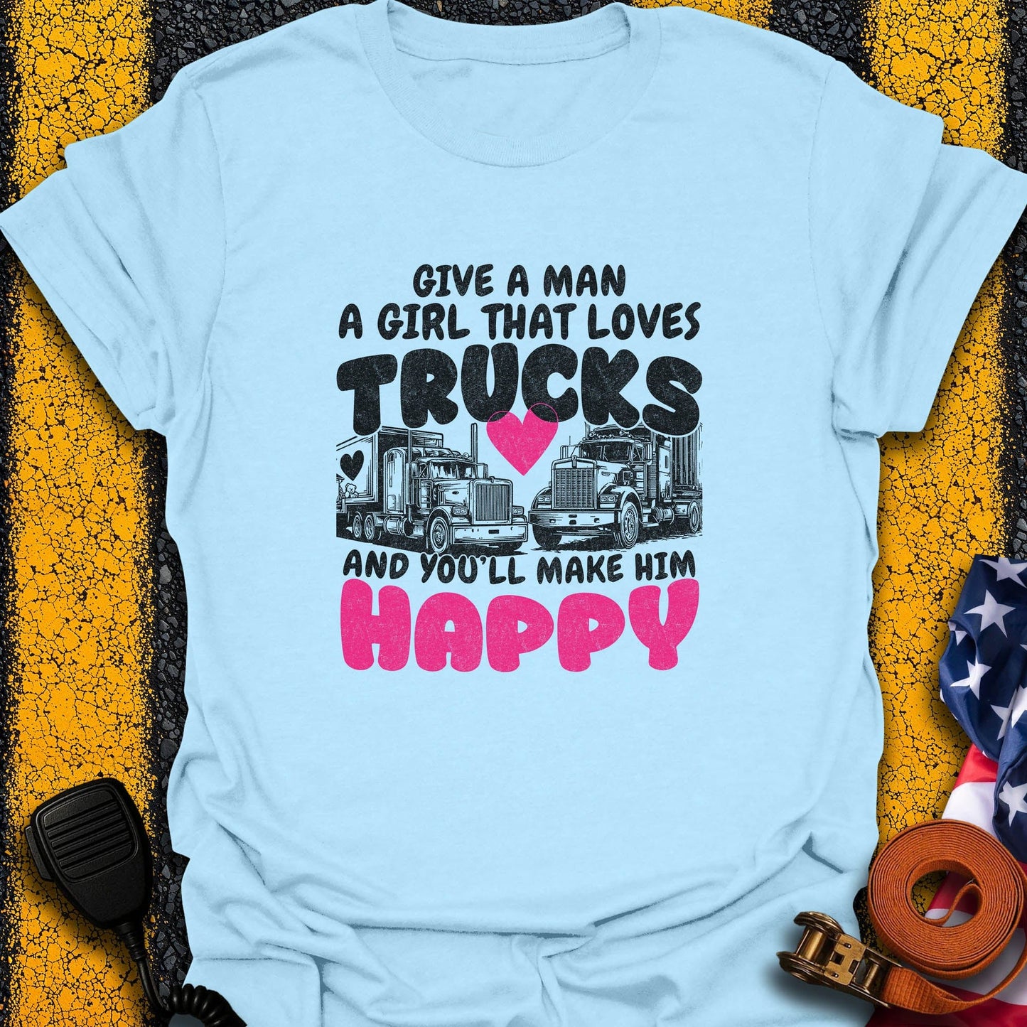 Girl that Love Truck T-Shirt