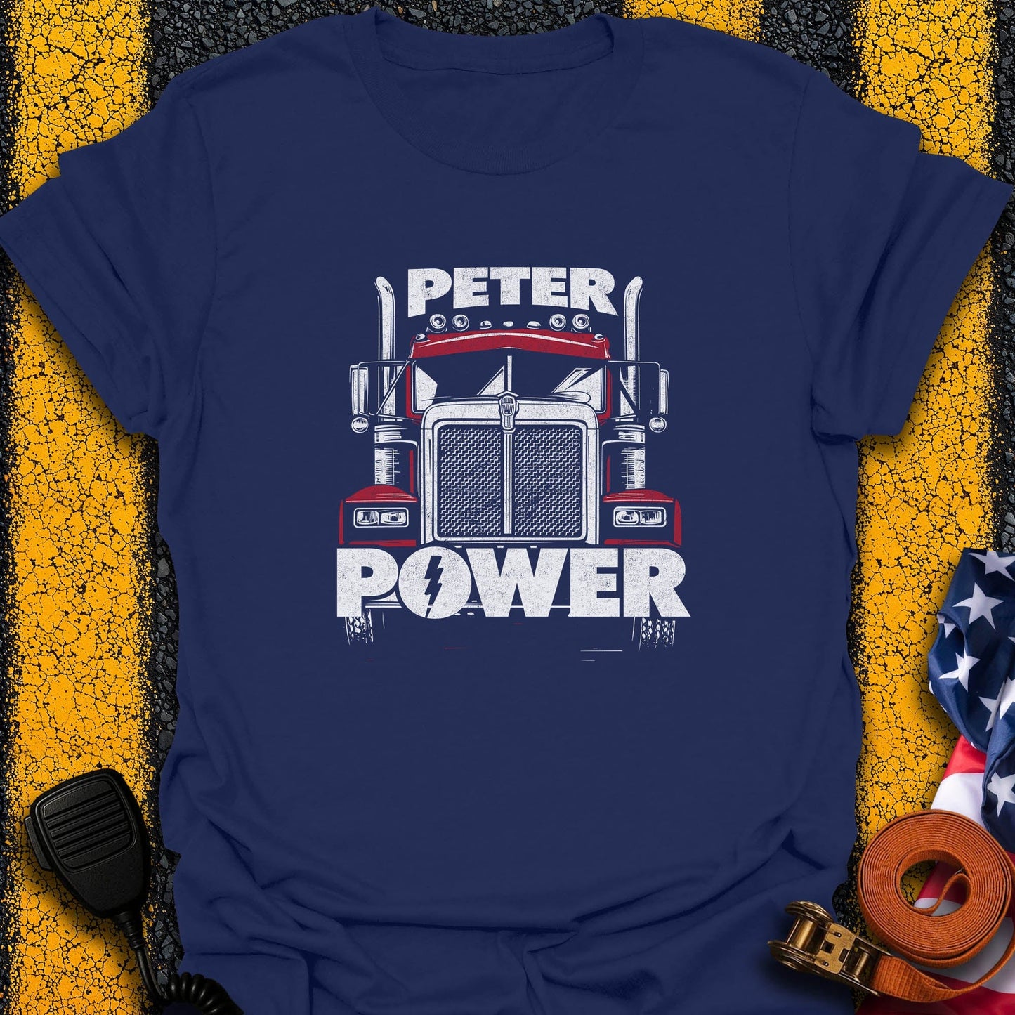 Peter_Power_T-shirt Navy