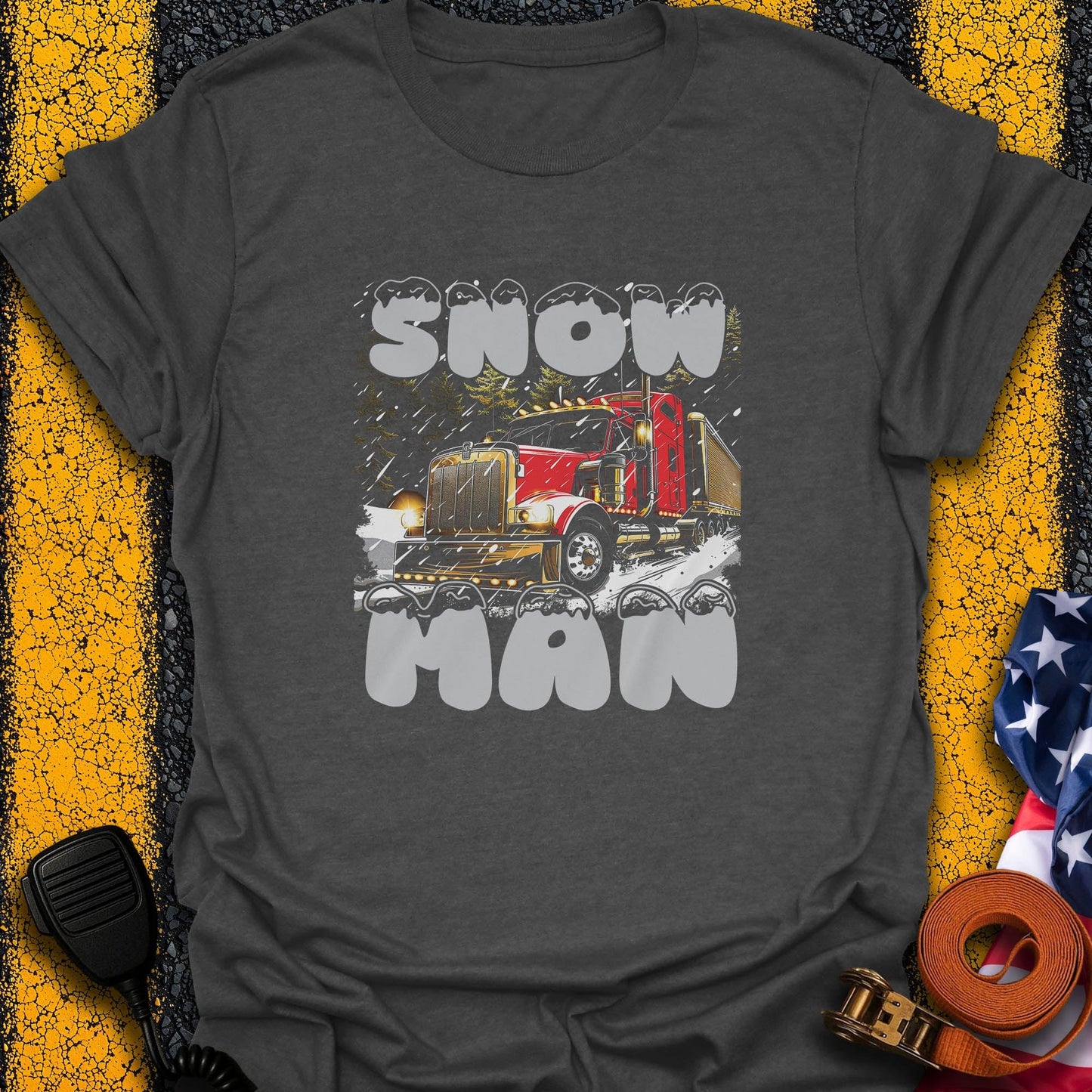 Snow Man  T-Shirt