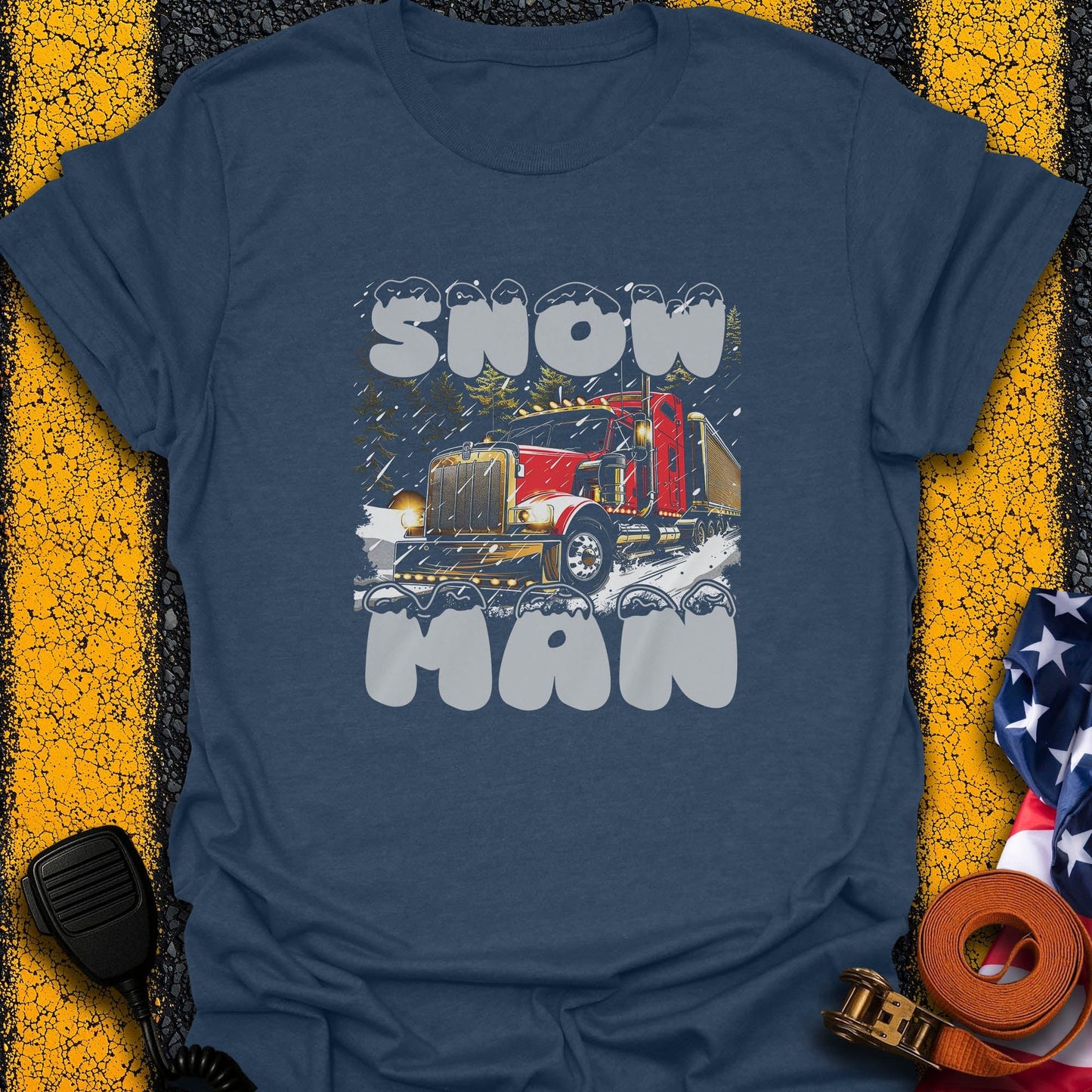 Snow Man  T-Shirt