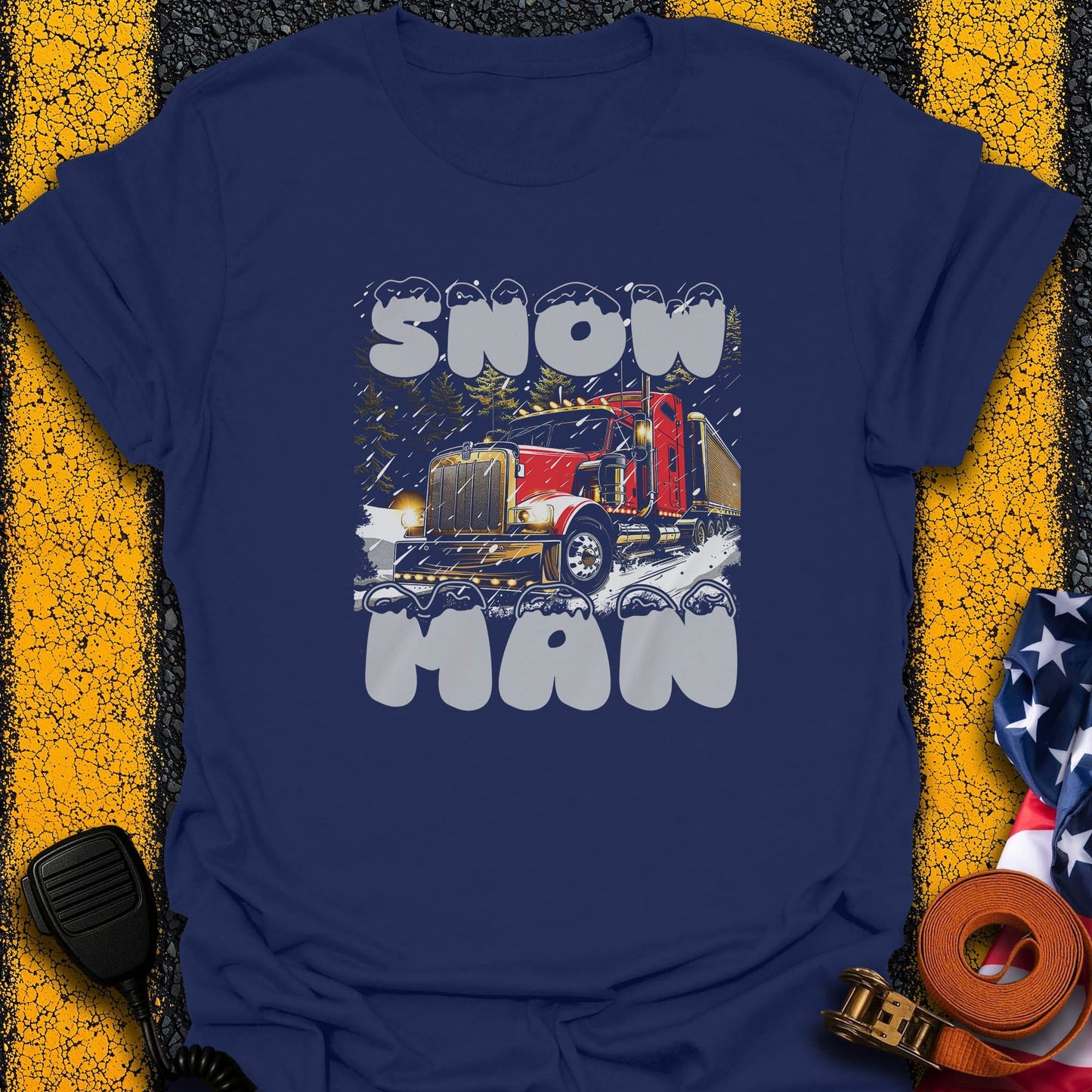 Snow Man  T-Shirt
