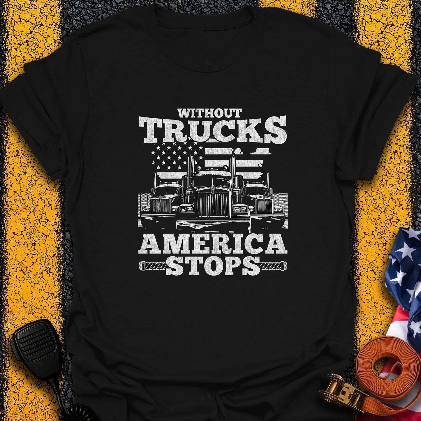America Stops T-Shirt