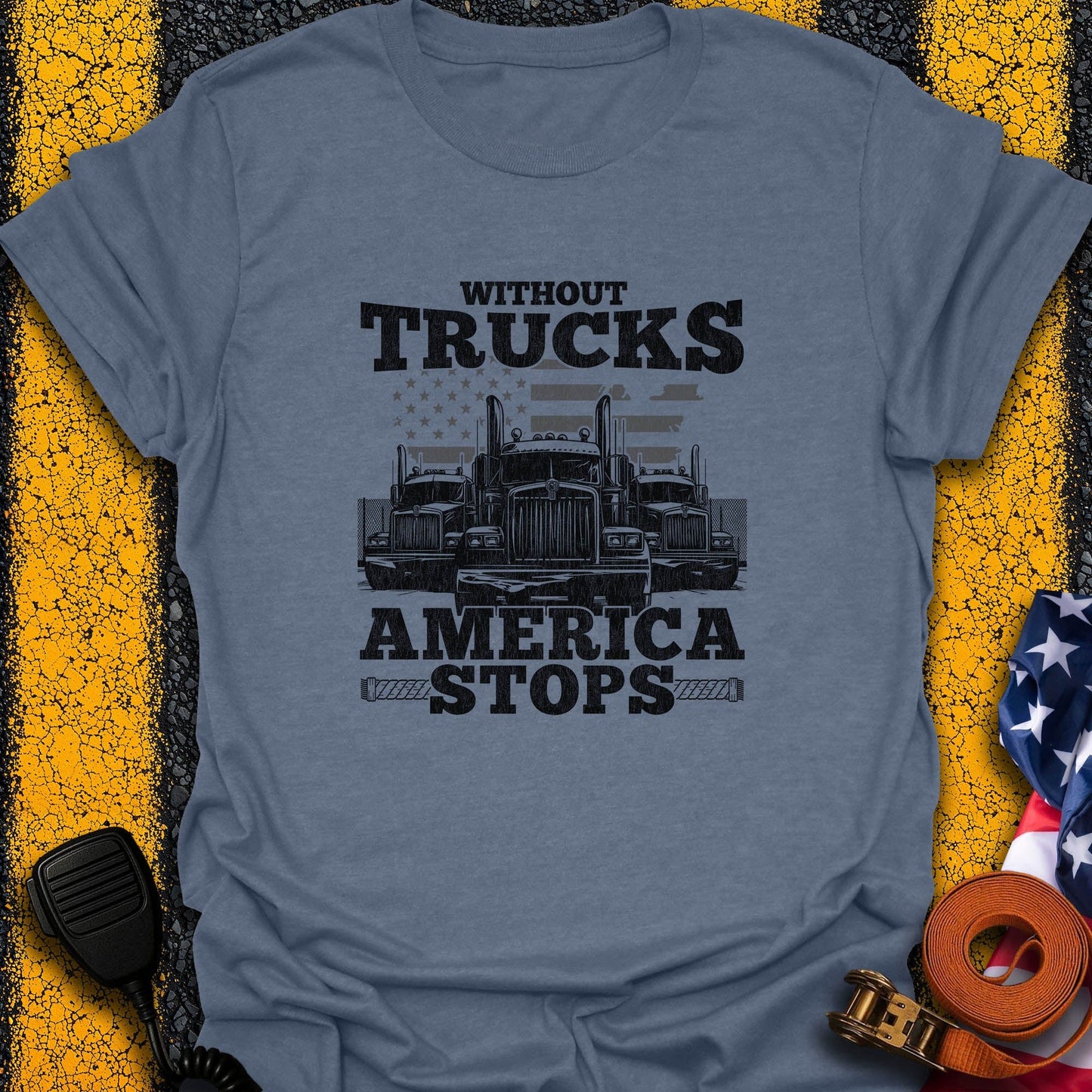 America Stops T-Shirt