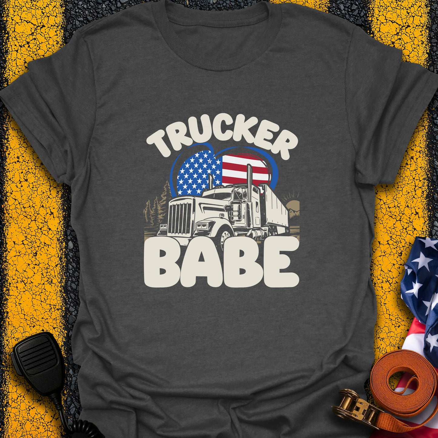 The Trucker Babe-Shirt
