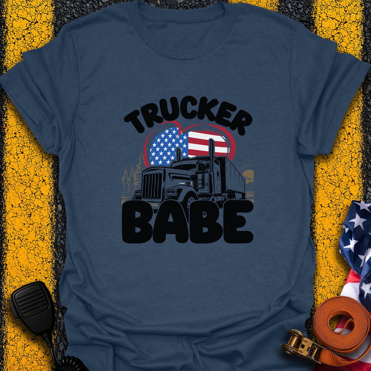 The Trucker Babe-Shirt