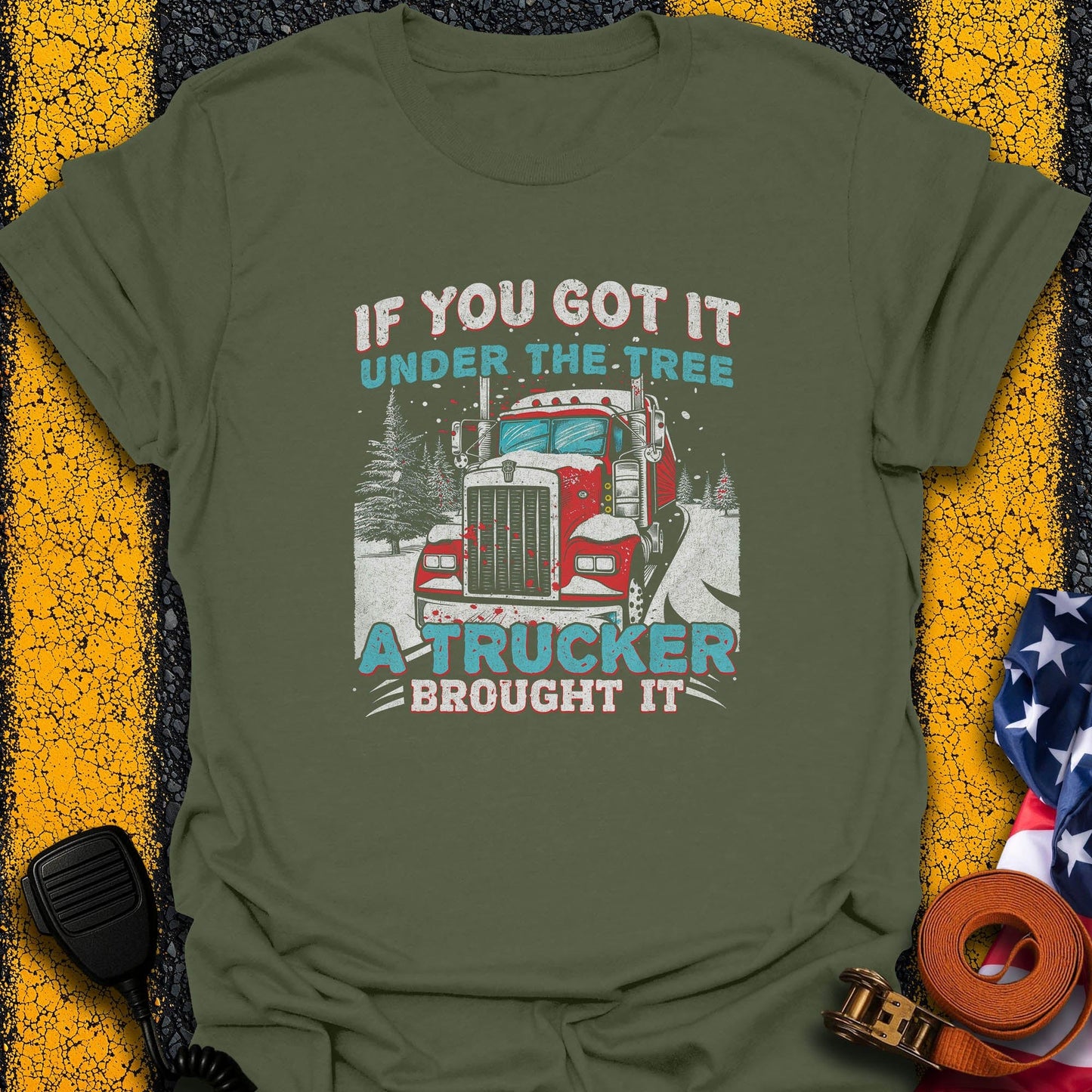 Trucker Brought it T-Shirt