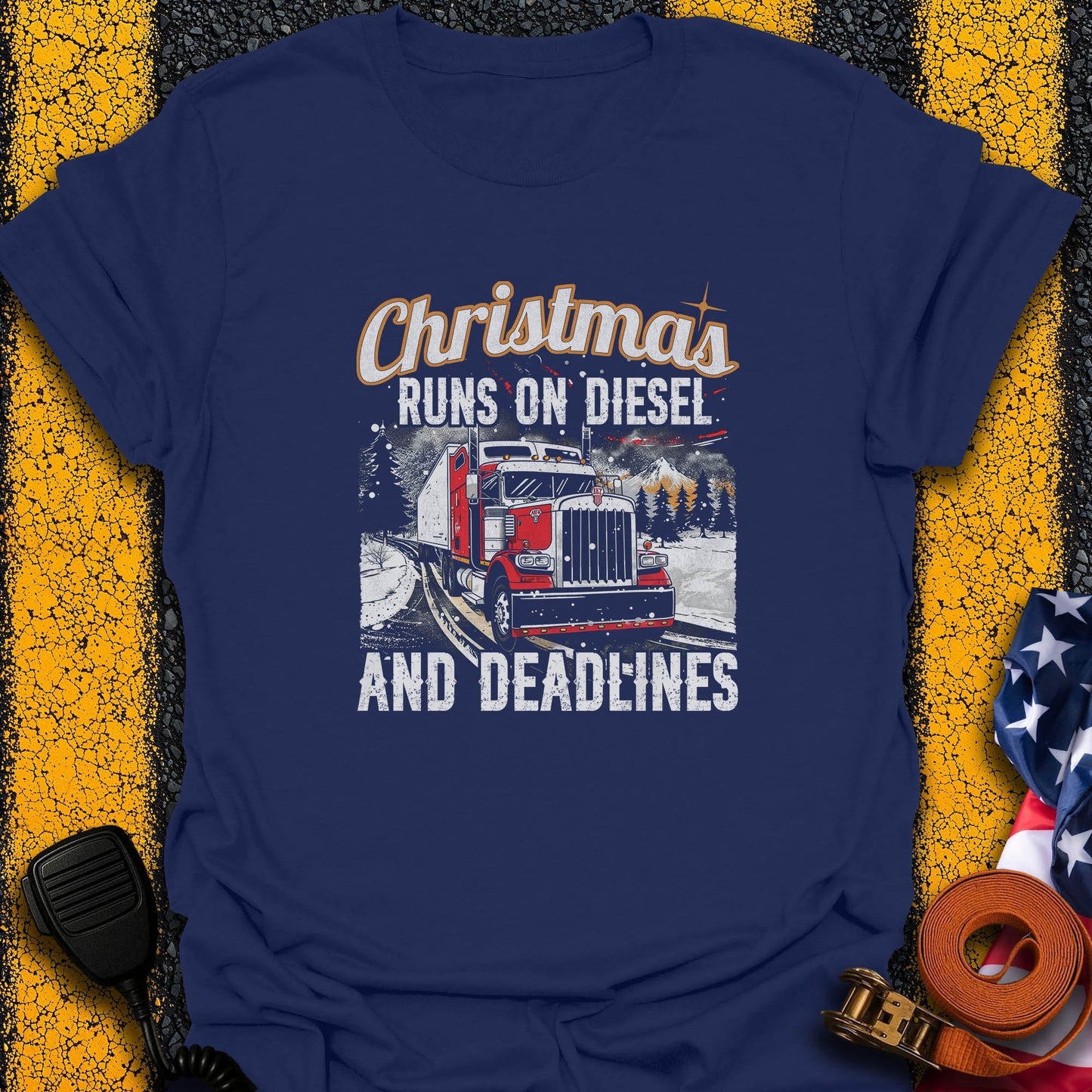 X'mas Runs on Diesel  T-Shirt