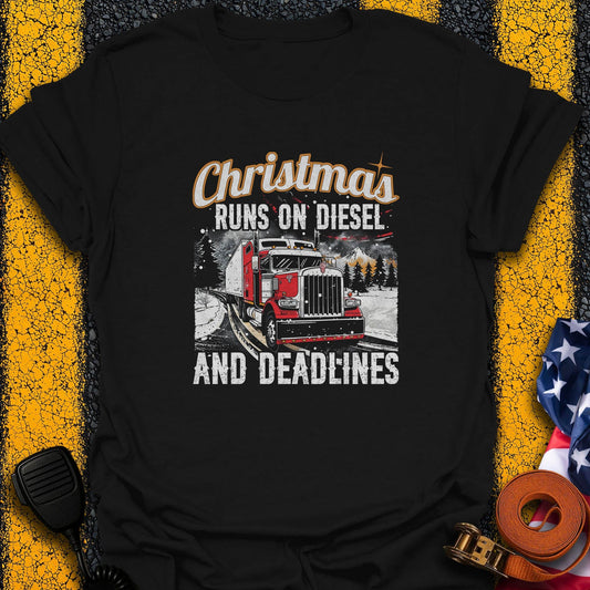 X'mas Runs on Diesel  T-Shirt