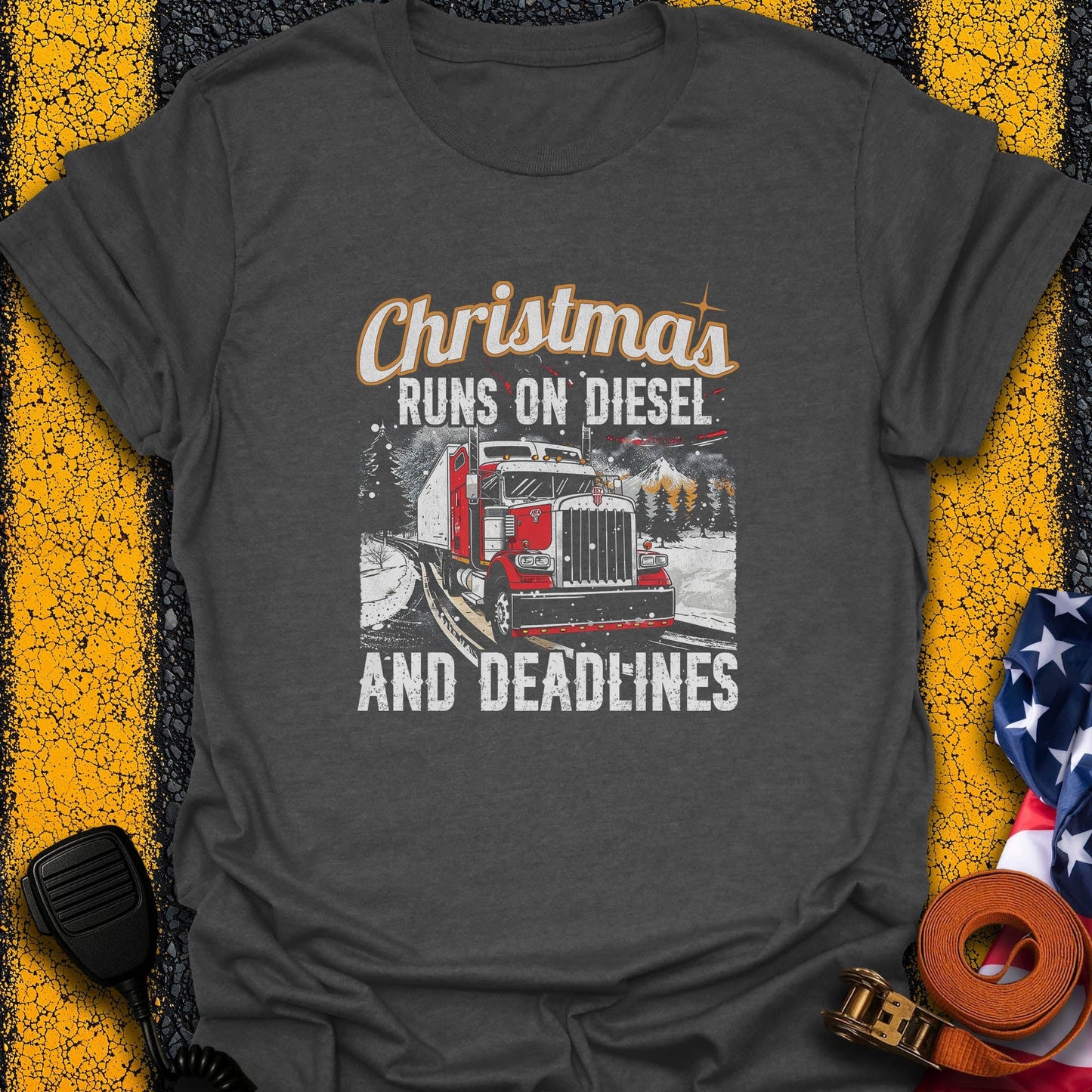 X'mas Runs on Diesel  T-Shirt
