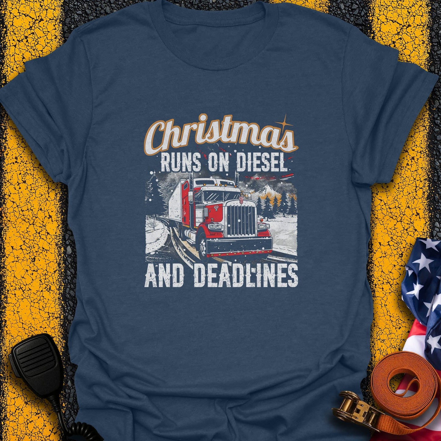 X'mas Runs on Diesel  T-Shirt