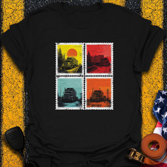 Road Stamps  T-Shirt
