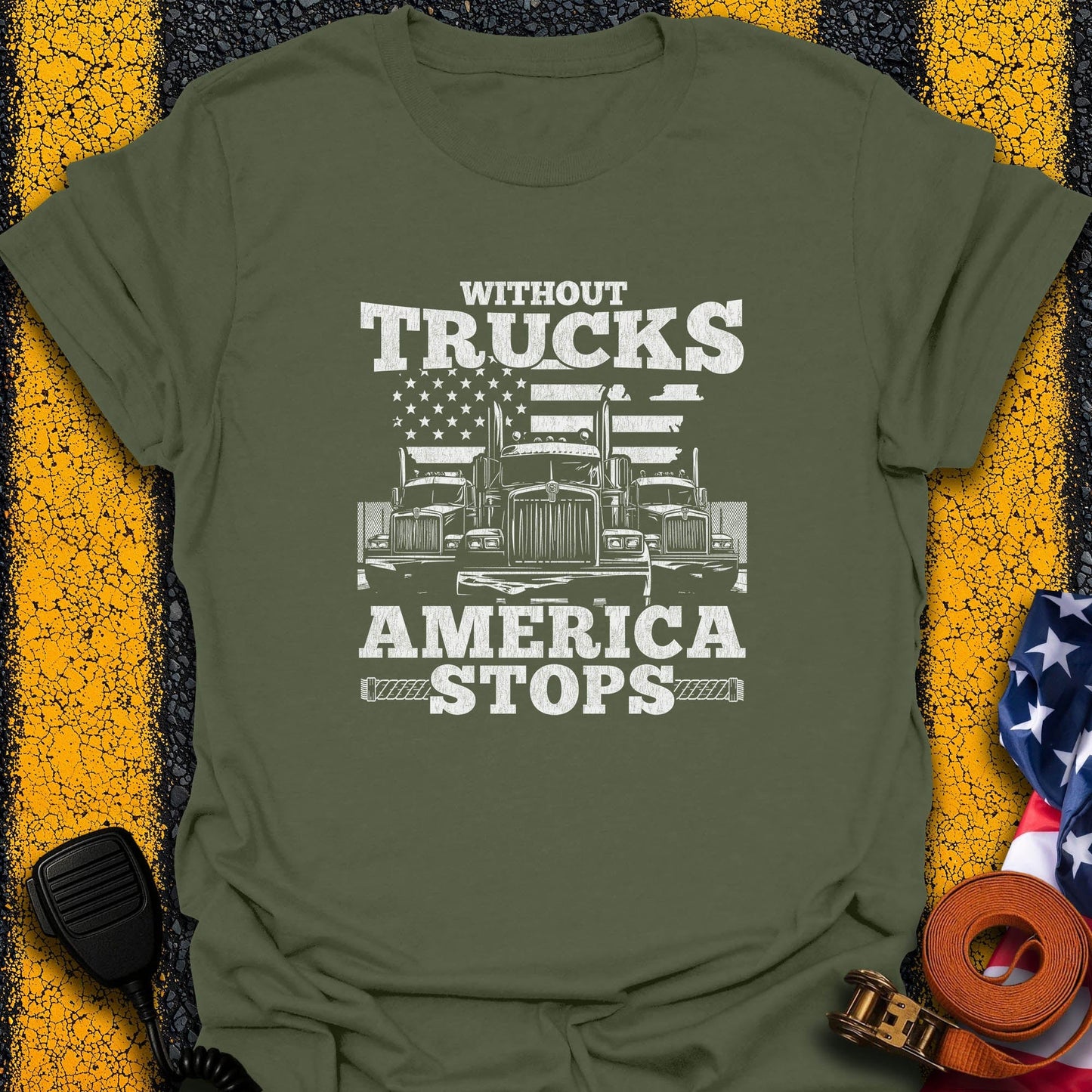 America Stops T-Shirt