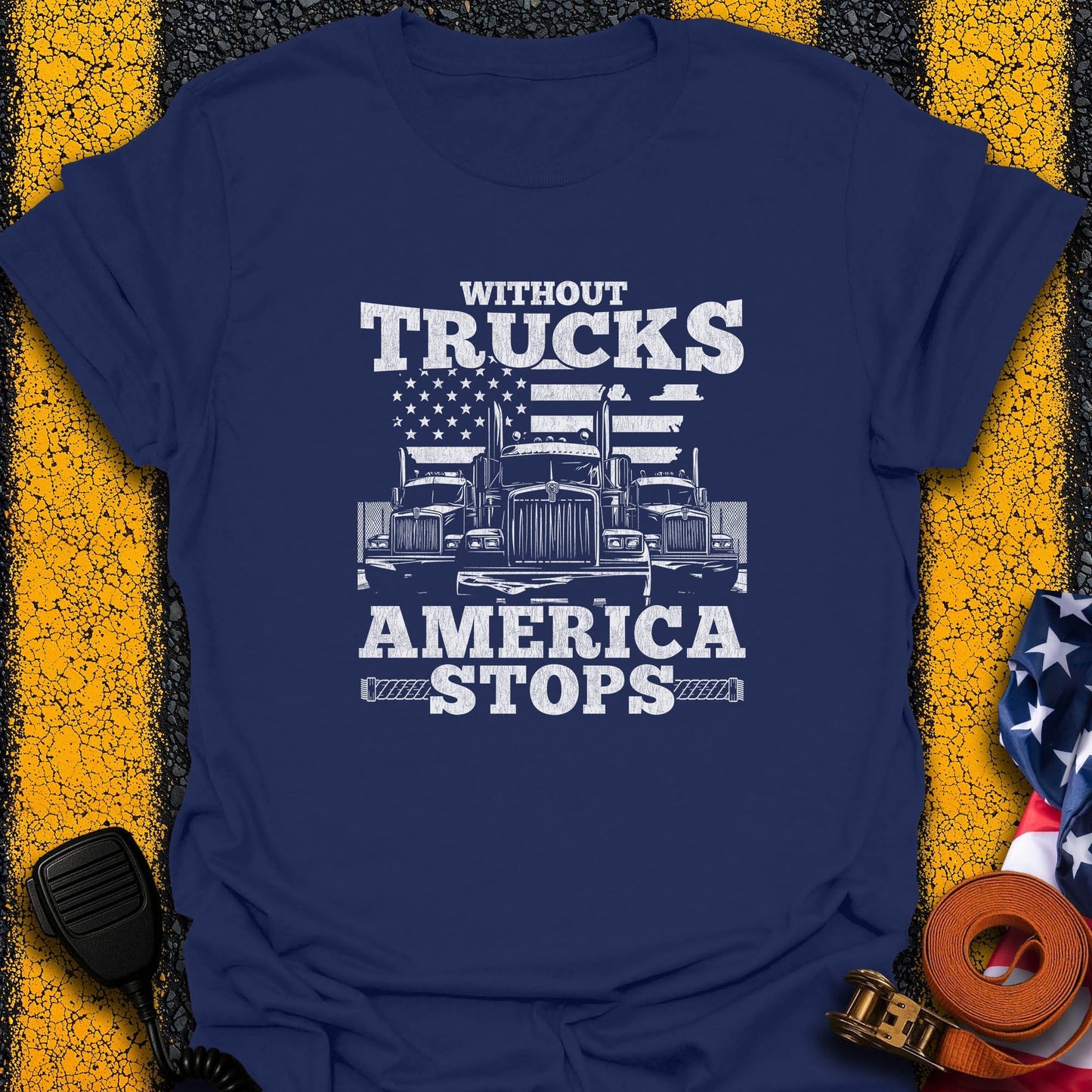 America Stops T-Shirt