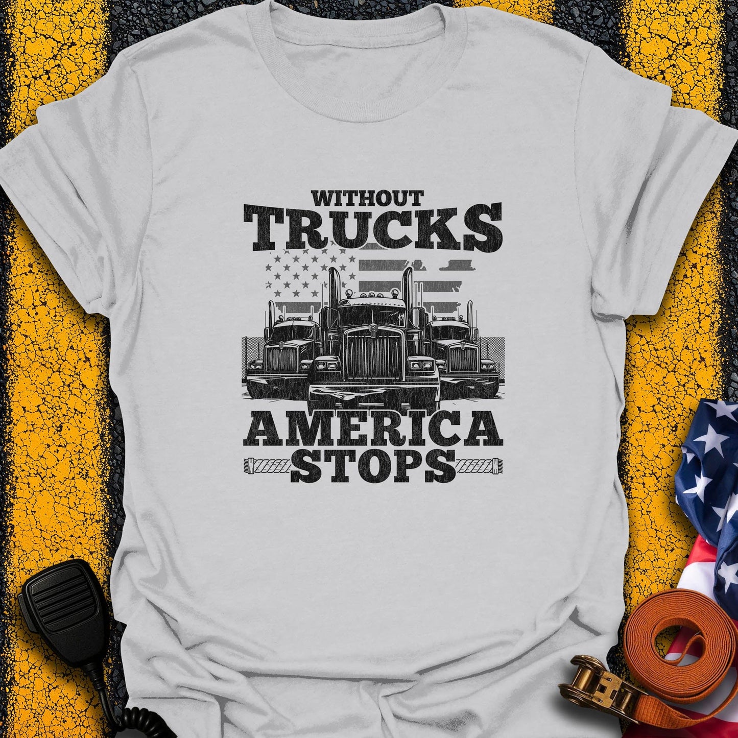 America Stops T-Shirt